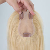 Human Hair Lace Topper for Women Hand-Made Straight Hair Pieces